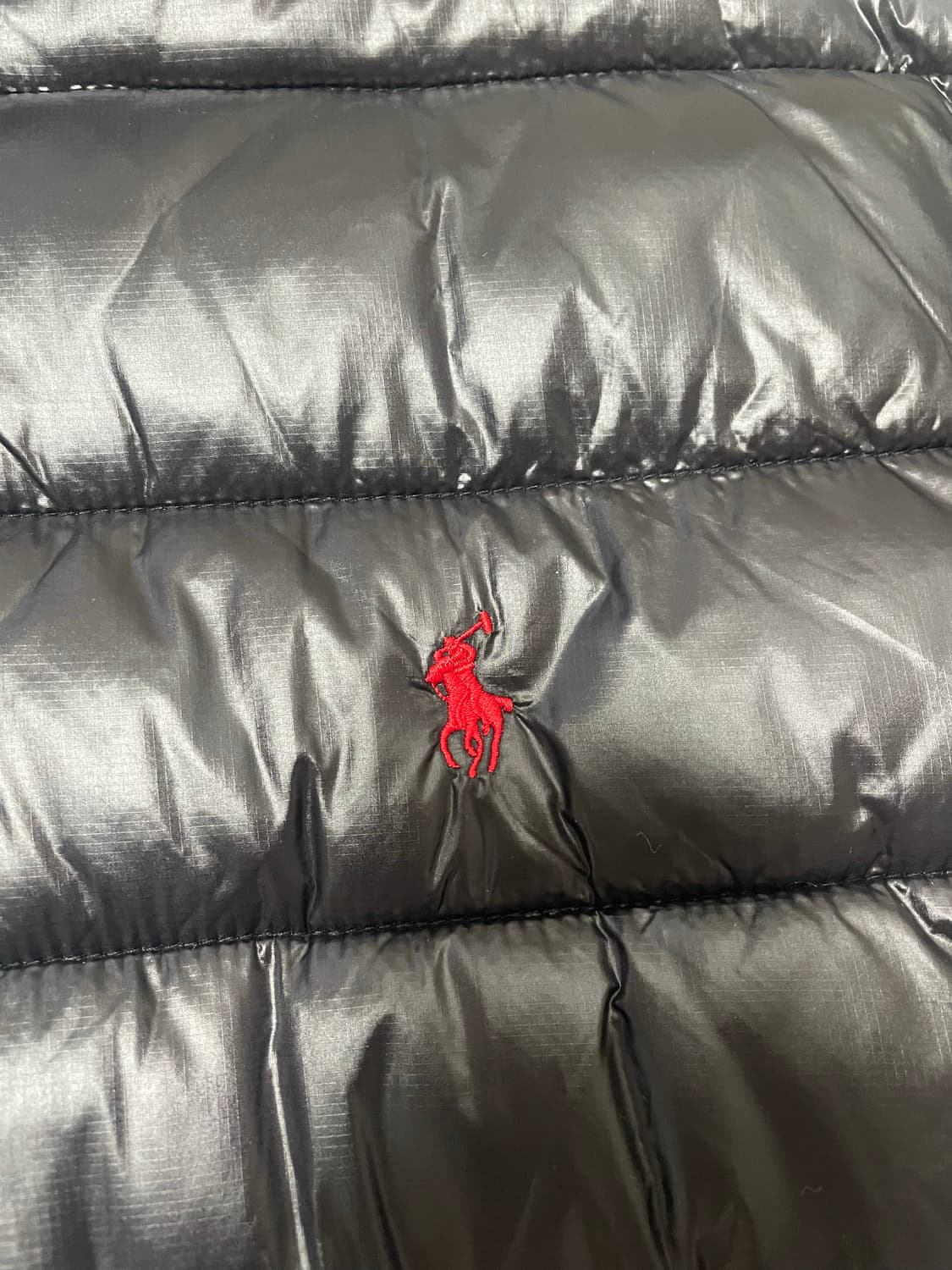 폴로 유광 경량패딩 새상품 L(네고가능) 상품이미지3