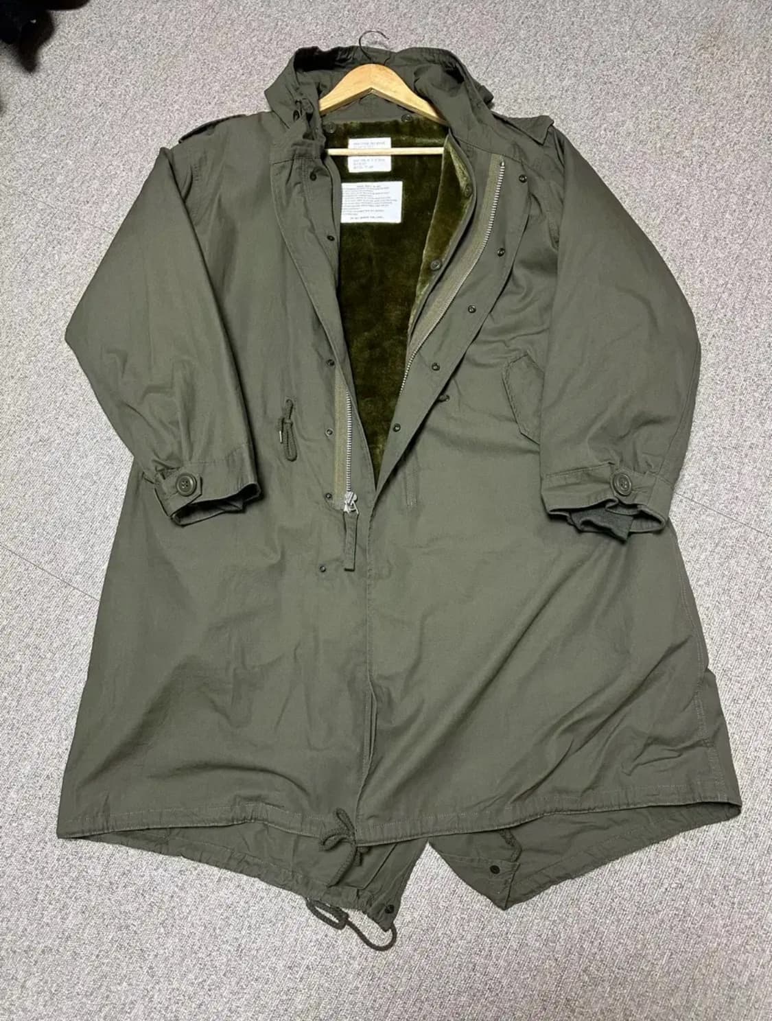 휴스턴재팬 M-51 야상 올리브 s사이즈 100사이즈 상품이미지1