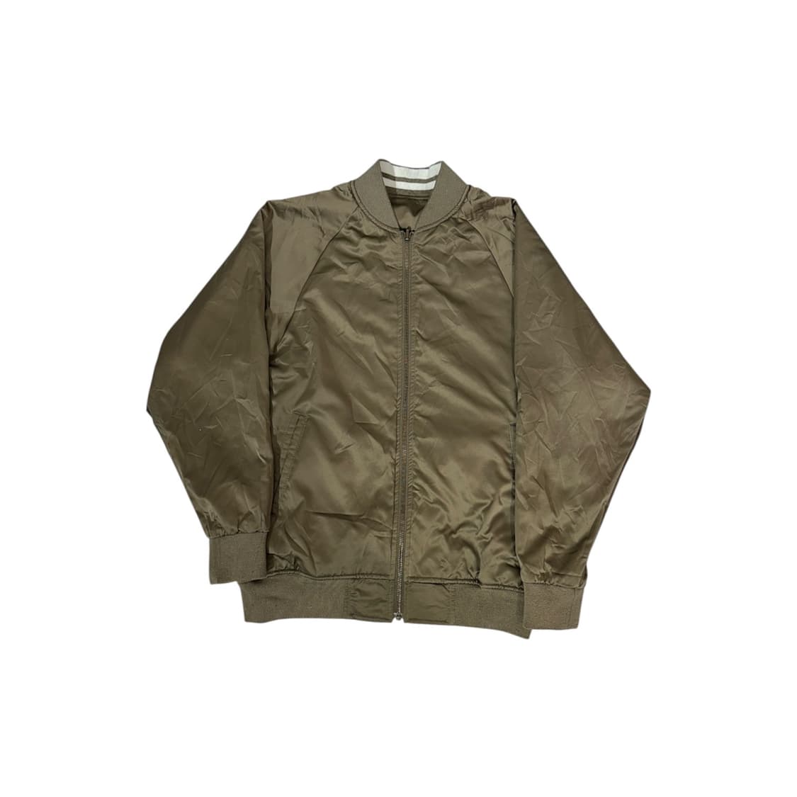 일본 빈티지 카키 화이트 리버시블 자켓  상품이미지6