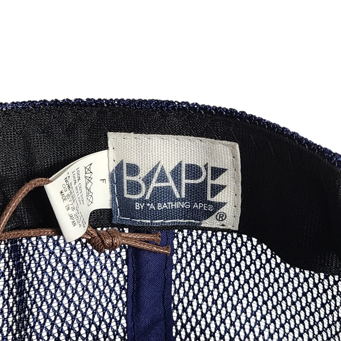 BAPE) 베이프 OG Van Halen 로고 블루 카모 매쉬캡 상품이미지6