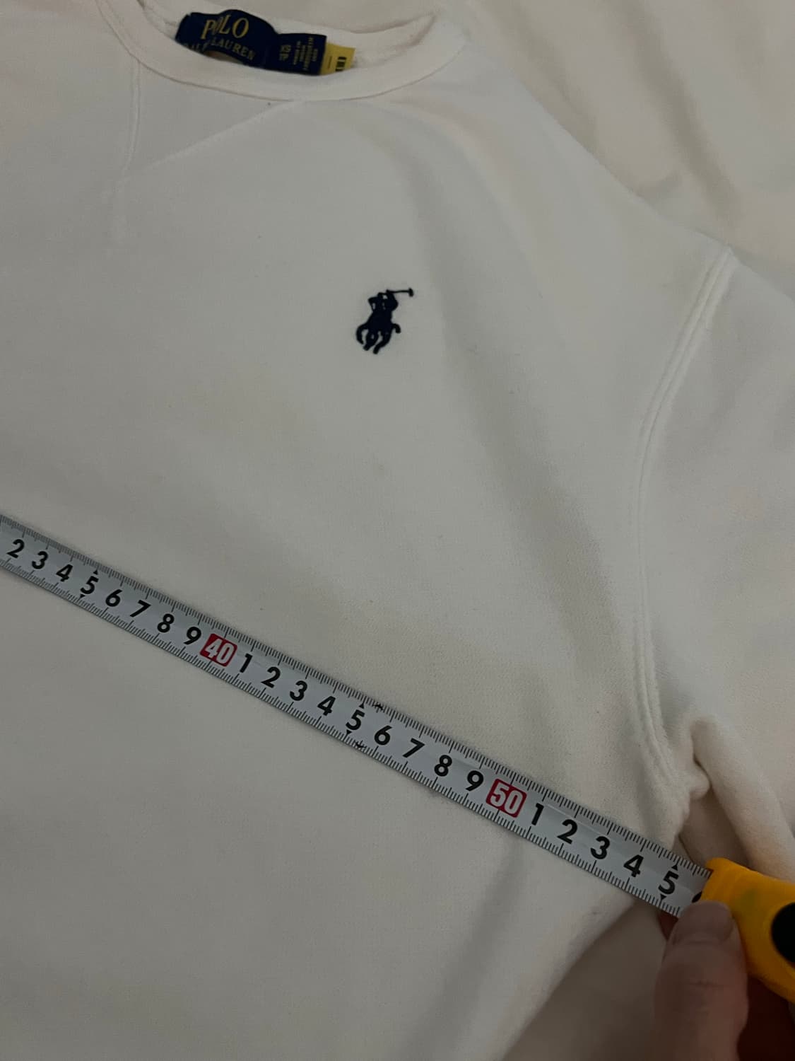 랄프로렌 정품!!  맨투맨 화이트 사이즈can 상품이미지4