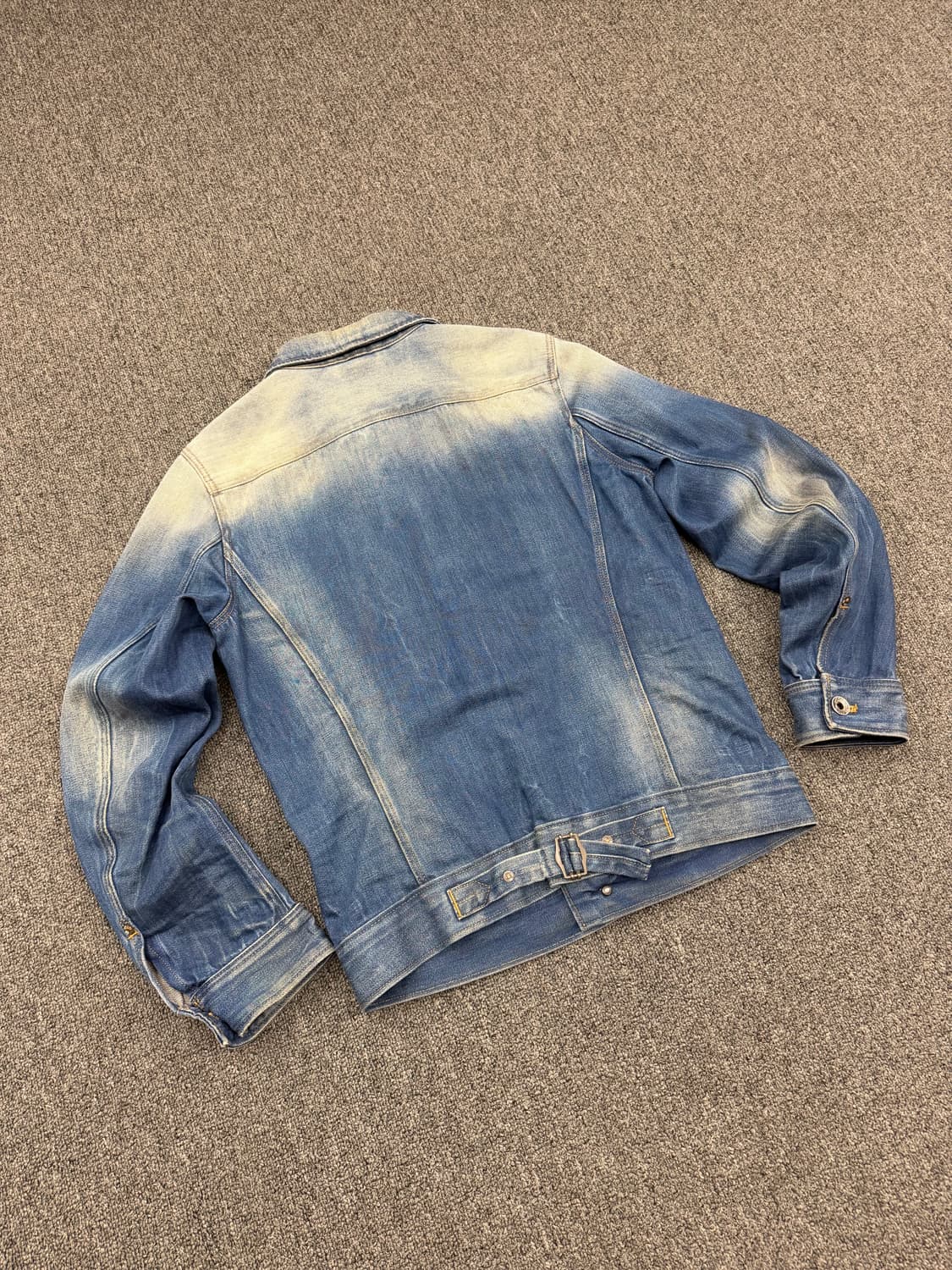 M) 지스타 로우 빈티지 워싱 데님 자켓 상품이미지3