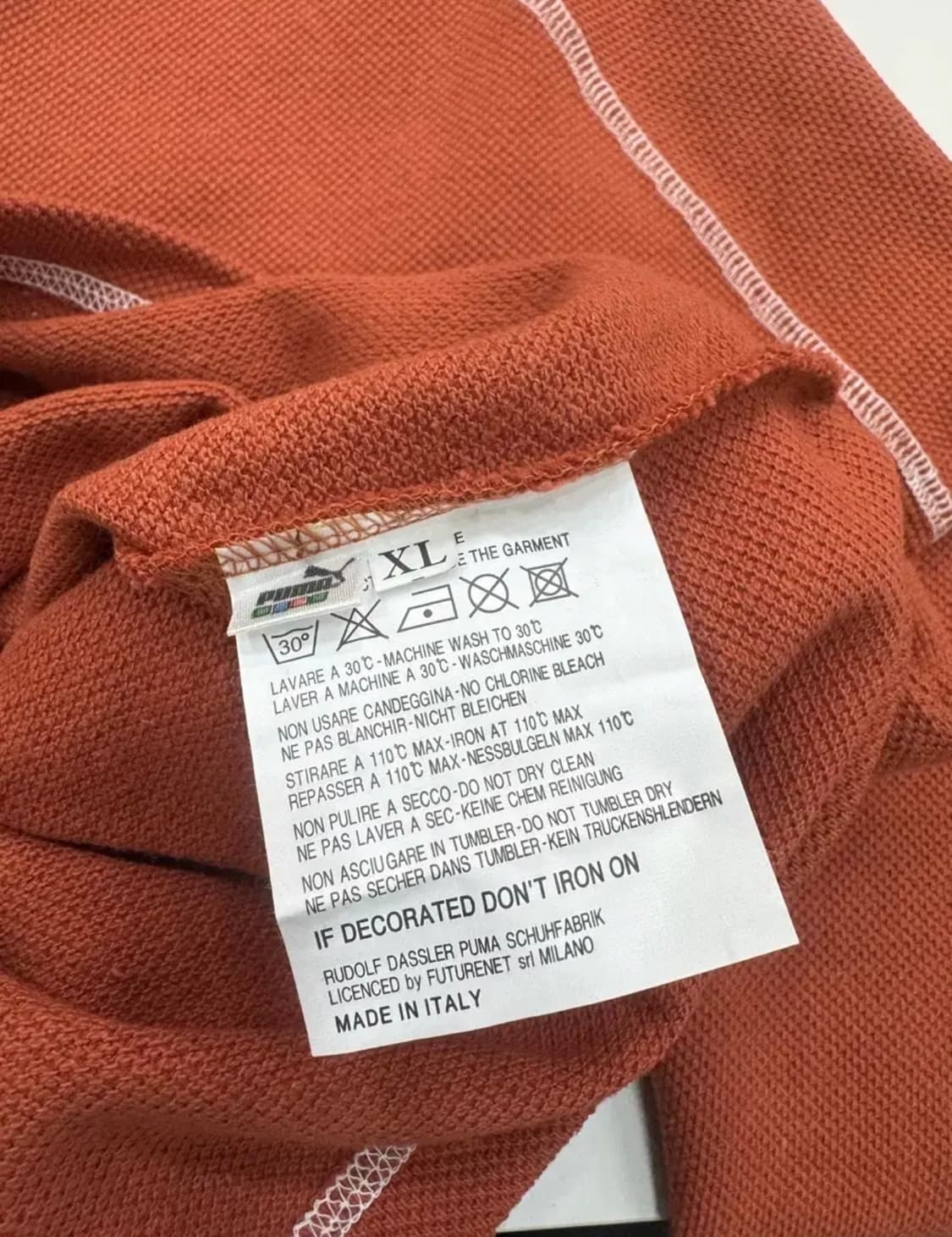90s 빈티지 PUMA 루돌프 다슬러 슈파브릭 베를린 클럽 풀오버 (XL 상품이미지5