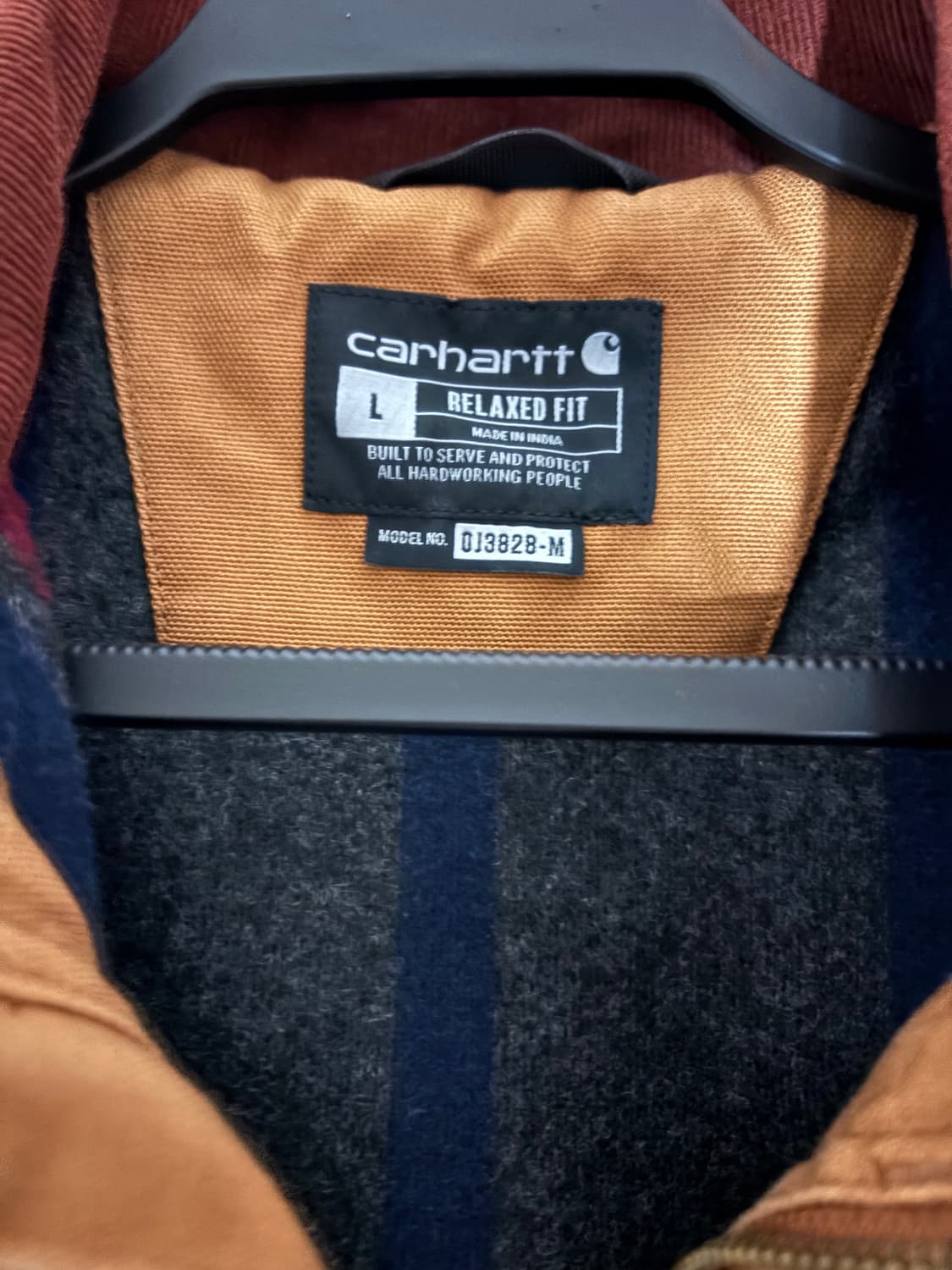 칼하트 디트로이트 자켓 브라운 L 상품이미지3