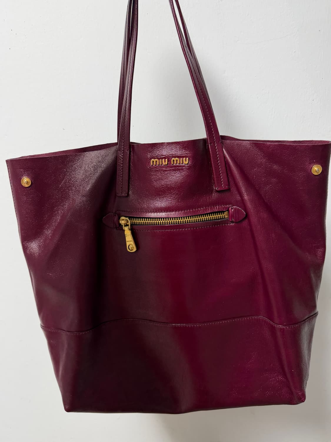 [정품] 미우미우 버건디 숄더백  상품이미지2