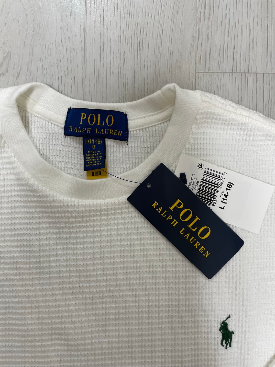 폴로 랄프로렌 와플 롱슬리브 티셔츠 상품이미지3