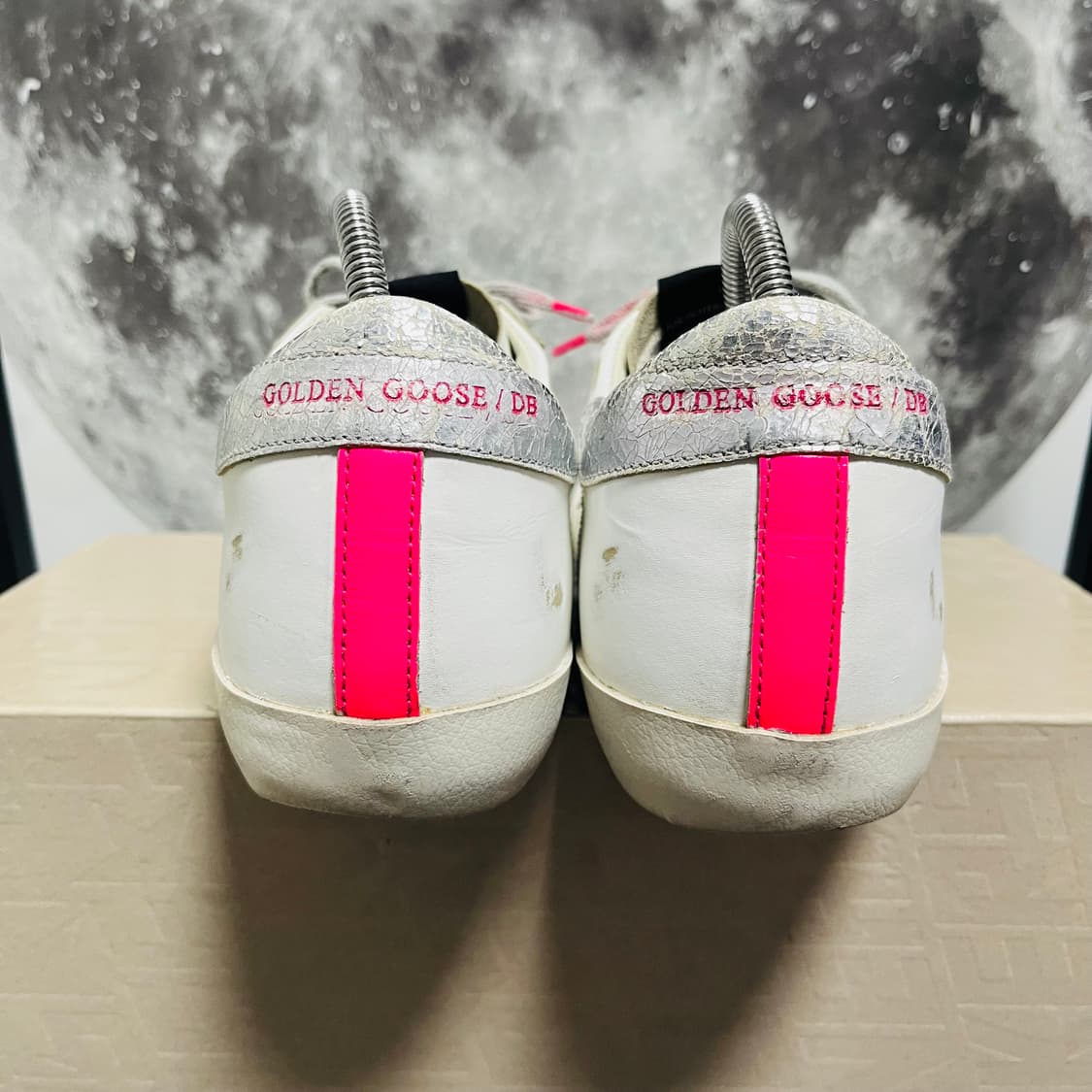 정품 38) 골든구스 실버탭 핑크 스니커즈 240~245 상품이미지4