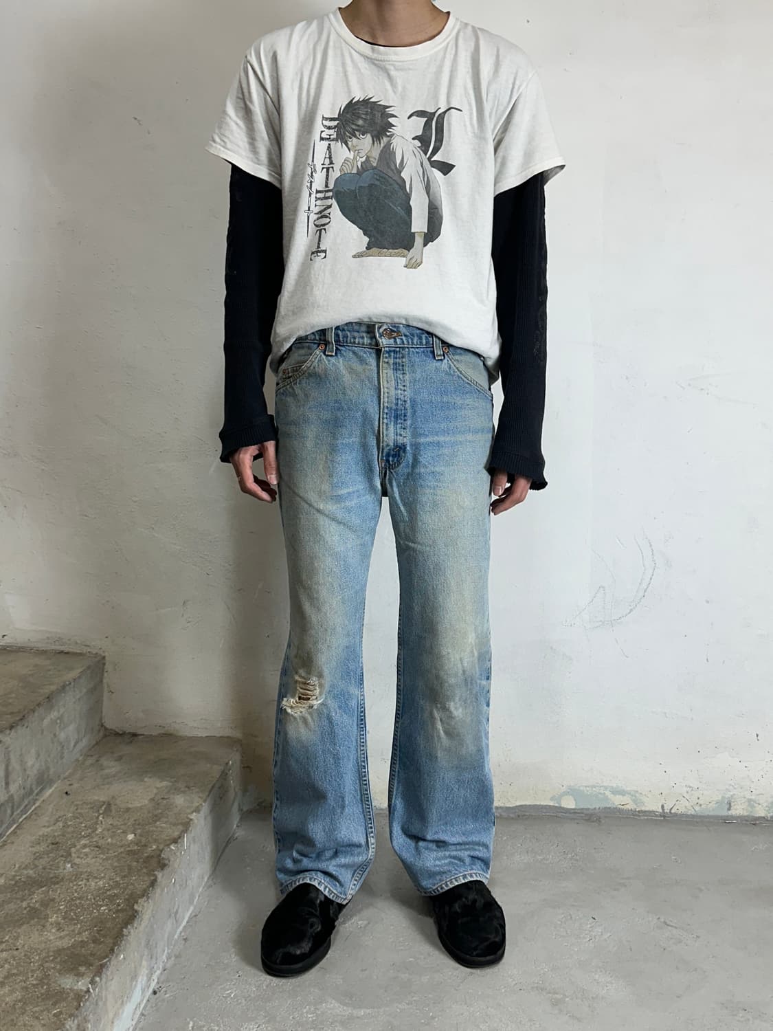 90’s USA 빈티지 리바이스 517 오렌지탭 부츠컷 리바이스 청바지 상품이미지2