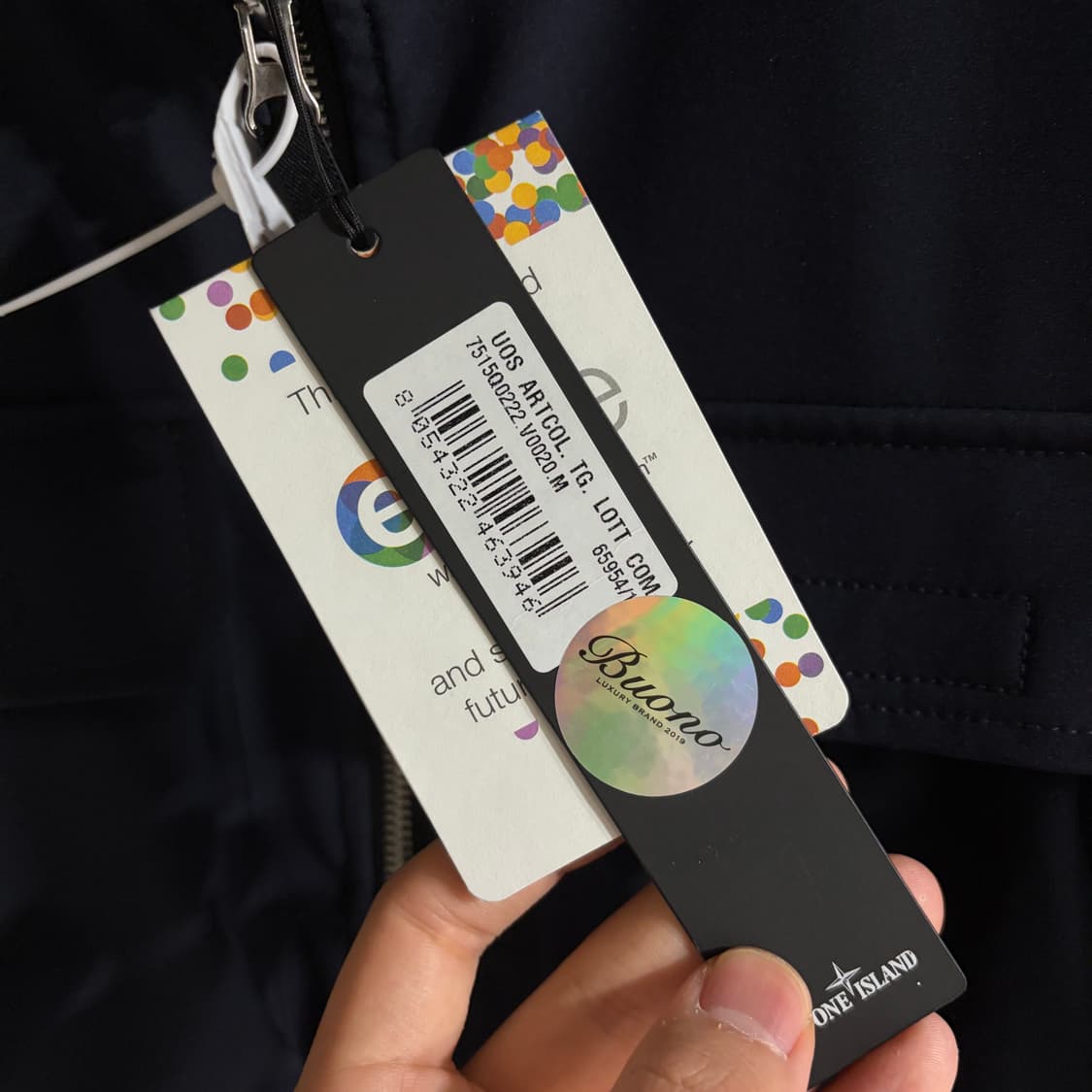 새상품(M)스톤아일랜드 테크놀로지 소프트쉘 자켓 네이비 상품이미지4