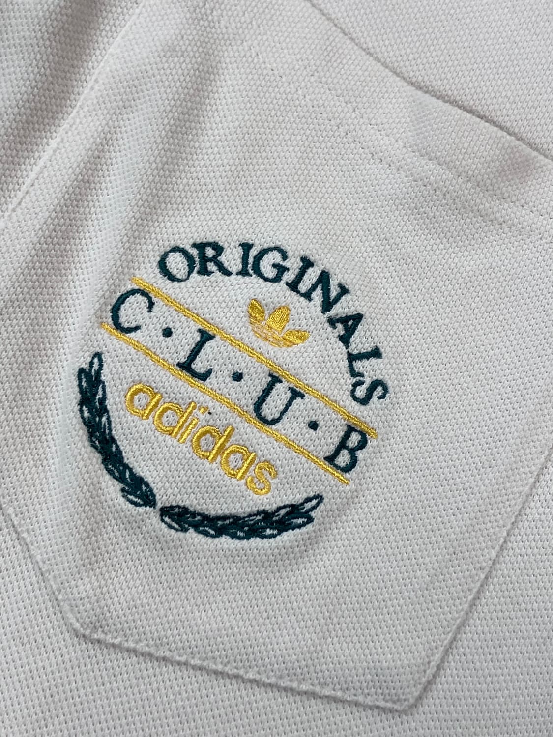 아디다스 오리지널 클럽 폴로 반팔 티셔츠 베이지 XL #csz3185 상품이미지4