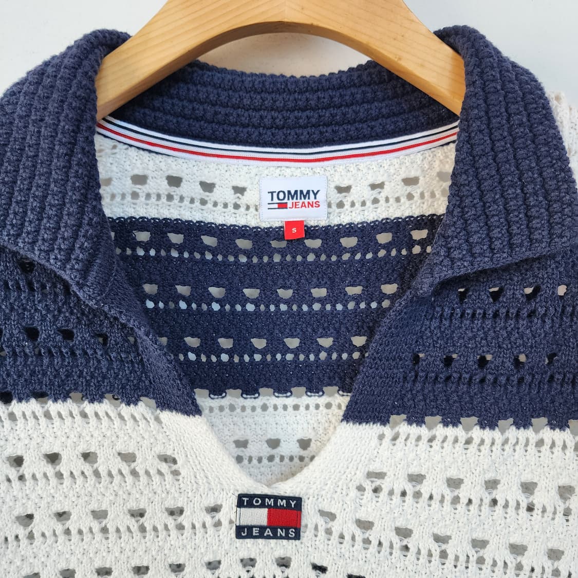 타미힐피거 스트라이프 크로셰 니트 상품이미지2