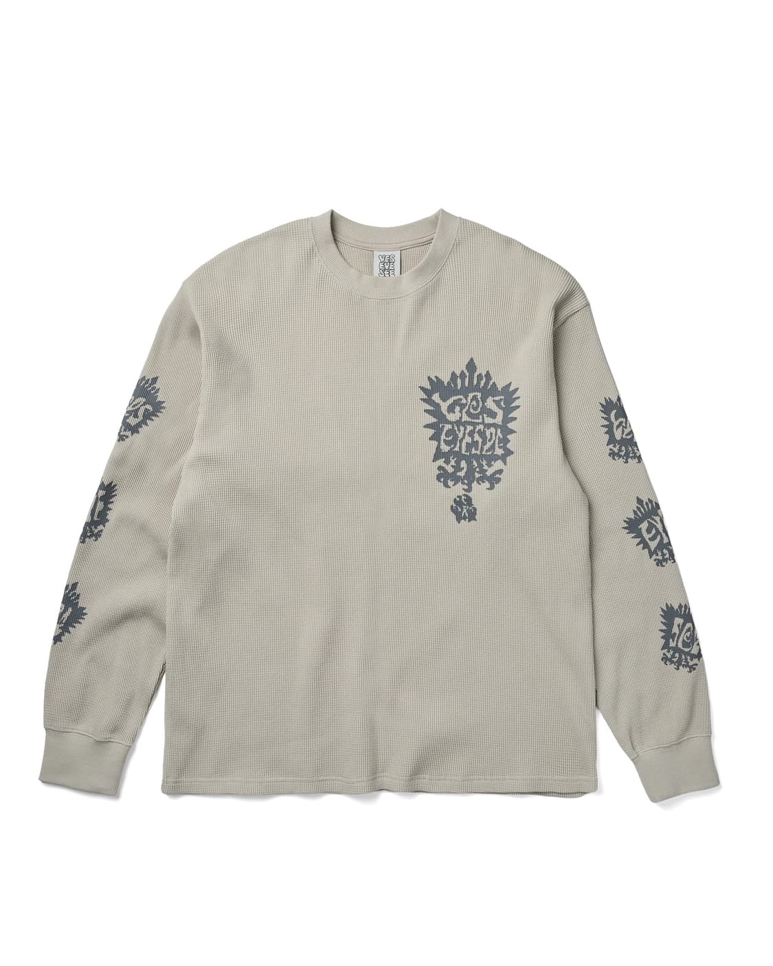 예스아이씨 와플 롱슬리브 에크루 상품이미지1