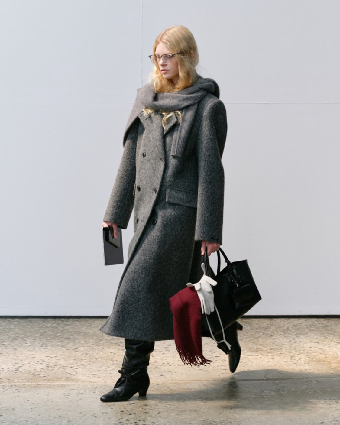 새상품) 런던플랏 바닐라코트 울코트 그레이코트 상품이미지2