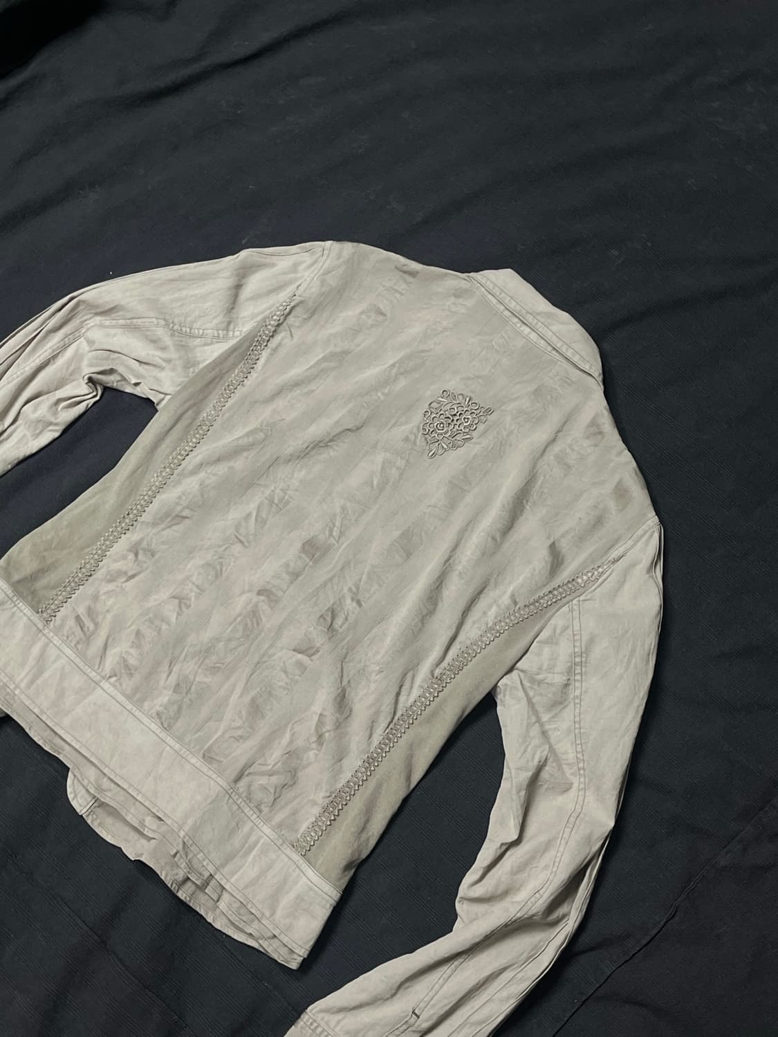 Gothic slim fit grey shirt 상품이미지4