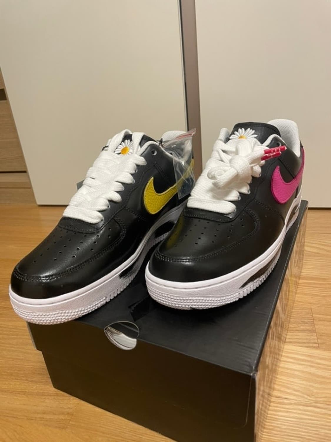 나이키 피스마이너스원 에어포스 1 로우 블랙 265 새상품 상품이미지1