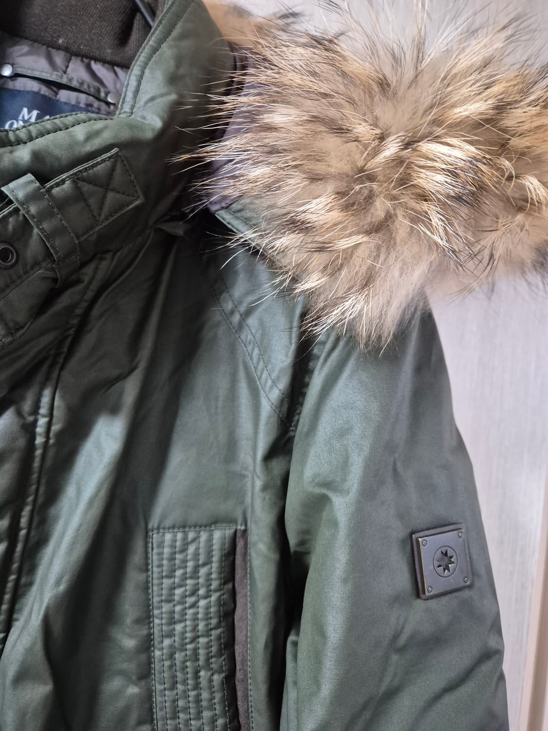 맨온더분 폭스퍼 코팅다운 46 패딩자켓 100  상품이미지5