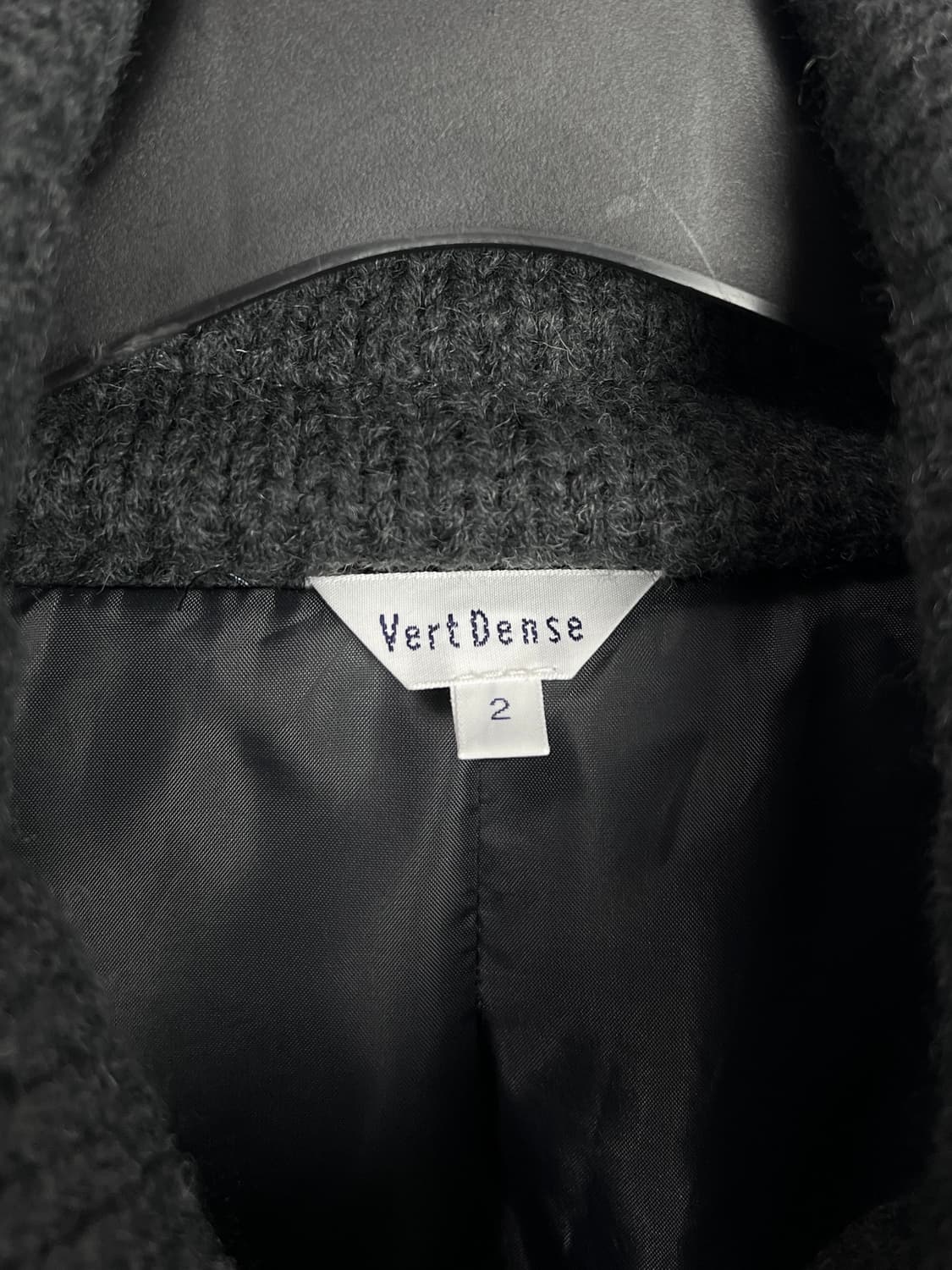 VERTDENSE 니트 집업 자켓  상품이미지3