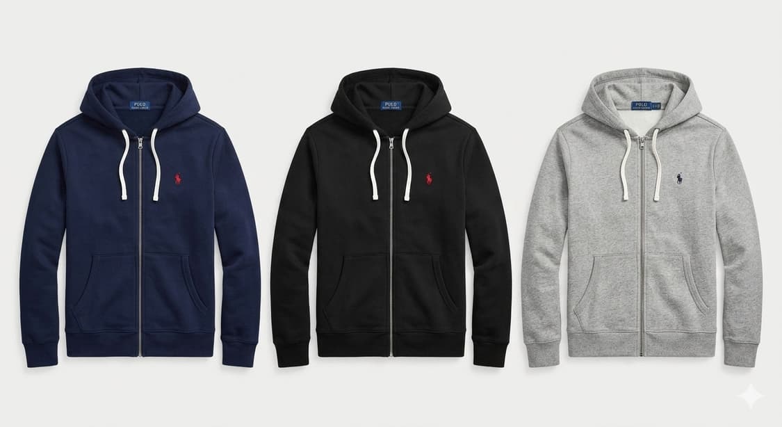 (정품/새상품)폴로 랄프로렌 후드집업 네이비/블랙/그레이 소량!! 상품이미지1