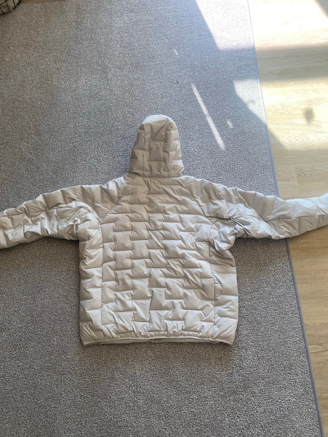 유니클로 퍼프텍 파카 XXL Off White(택도 안 뜯은 새상품이에요 상품이미지2