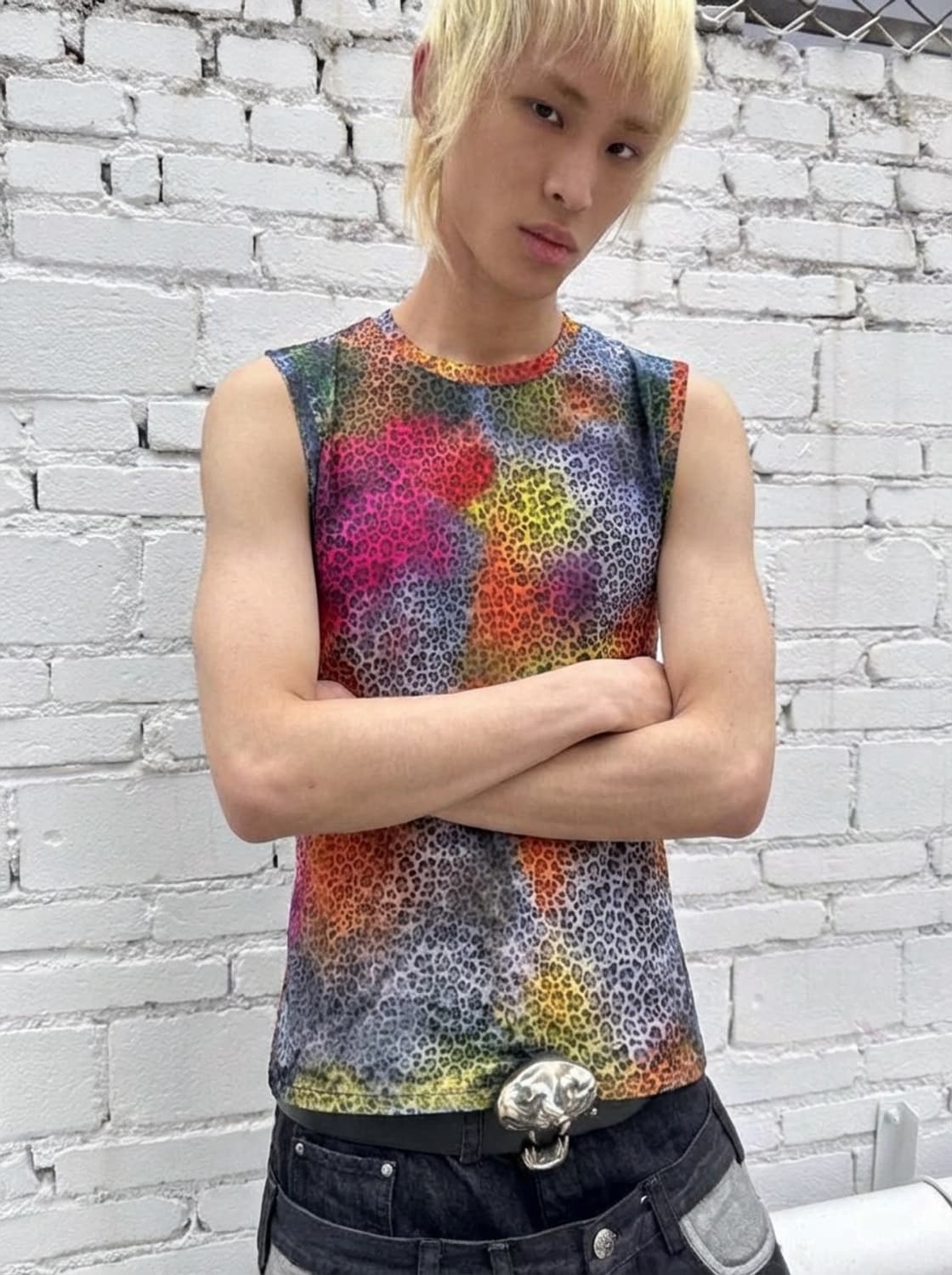 EPONYM 리미티드 멀티 레오파드 민소매티 상품이미지1