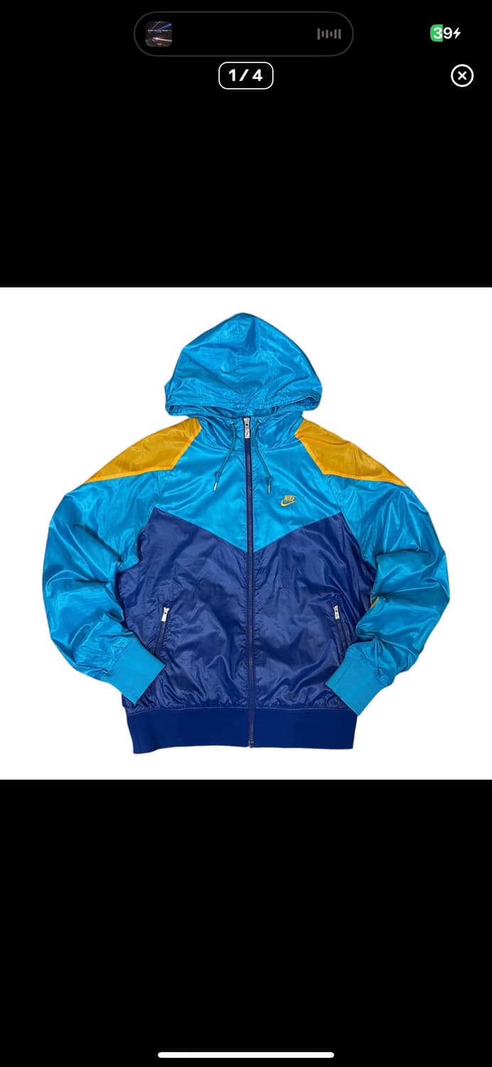 (바배) 나이키 스우시 배색 바람막이 상품이미지1