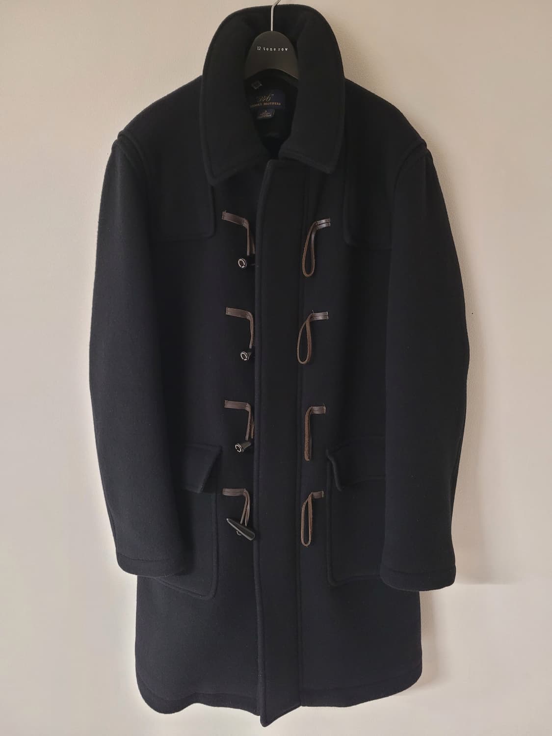 브룩스 브라더스 울 더블코트 블랙 95 (s) 상품이미지1