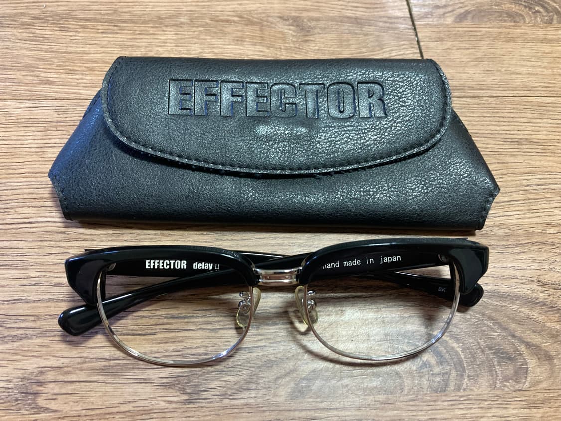 EFFECTOR 이펙터 딜레이2 하금테 안경 / 블랙 상품이미지2