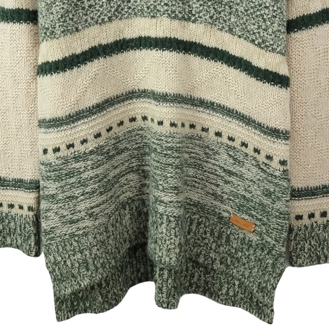 [써스데이아일랜드] 에스닉 패턴 오버핏 롱 니트 M19640 상품이미지5