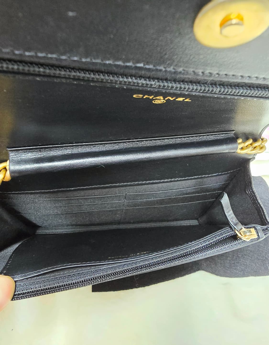 샤넬woc백 금장 정품 풀구성 상품이미지10