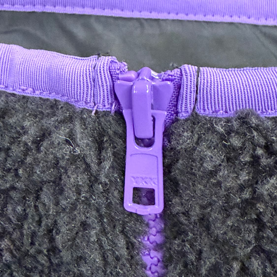 [정품/M] 나이키 블랙 뽀글이 플리스 퍼플 포인트 b18 상품이미지8