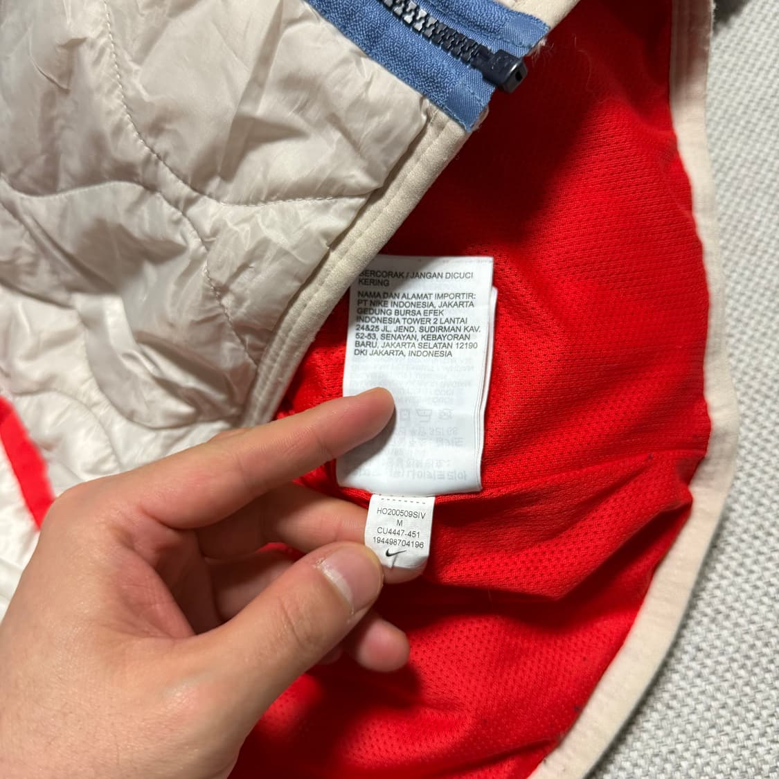 나이키 헤리티지 퀄팅 플리스 자켓 상품이미지4