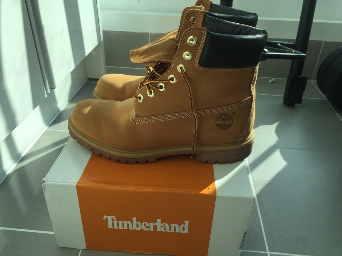 팀버랜드 프리미엄 6인치 워터프루프 부츠 위트 누벅 - 와이드 상품이미지1