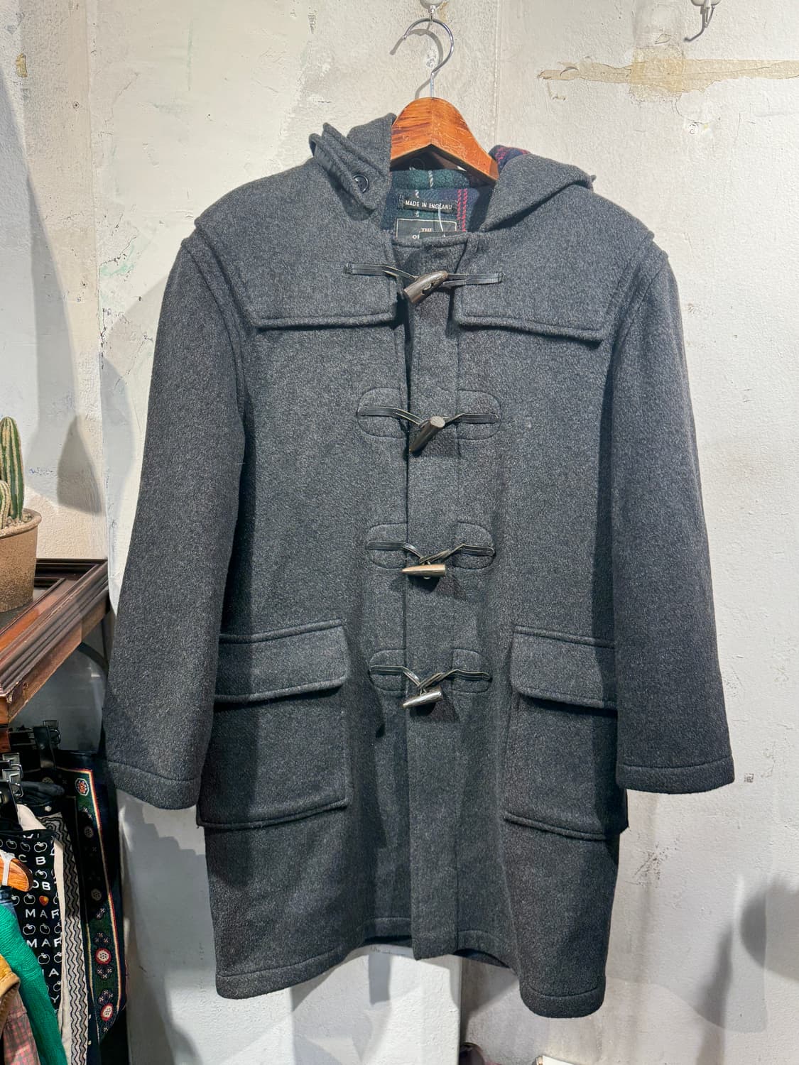 Gloverall dark gray duffel coat 상품이미지1