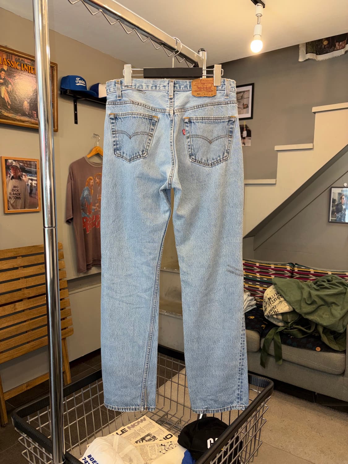 90’s Levi’s 501 USA denim destroyed 상품이미지8