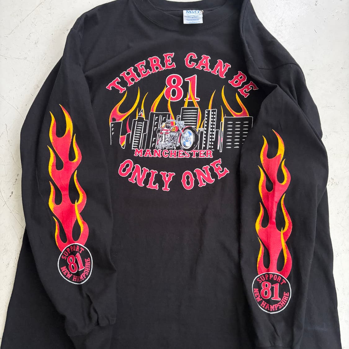 00s M&O 빈티지 불꽃프레임 롱슬리브 L 상품이미지5