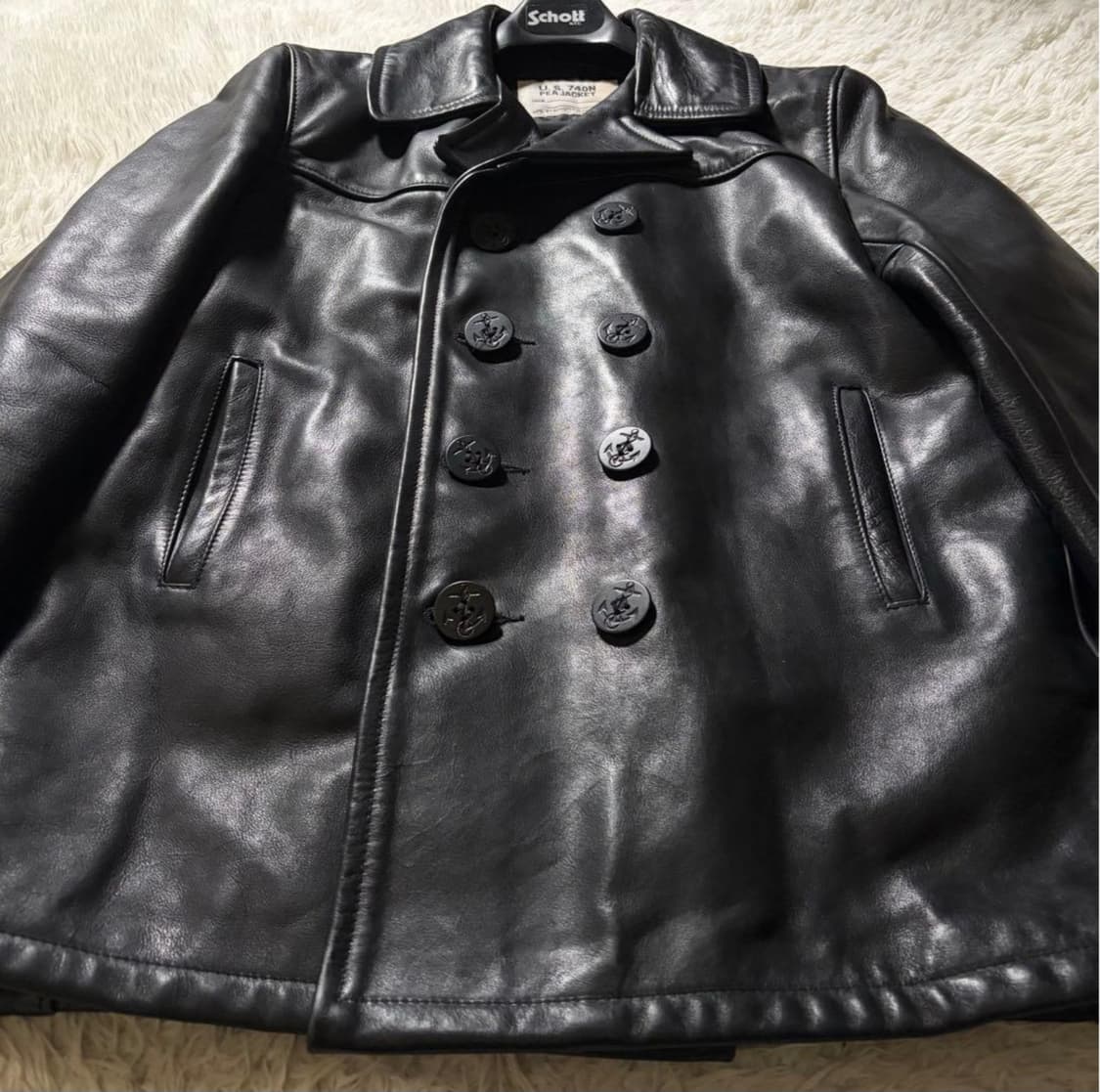 Schott 740n leather jacket 상품이미지5