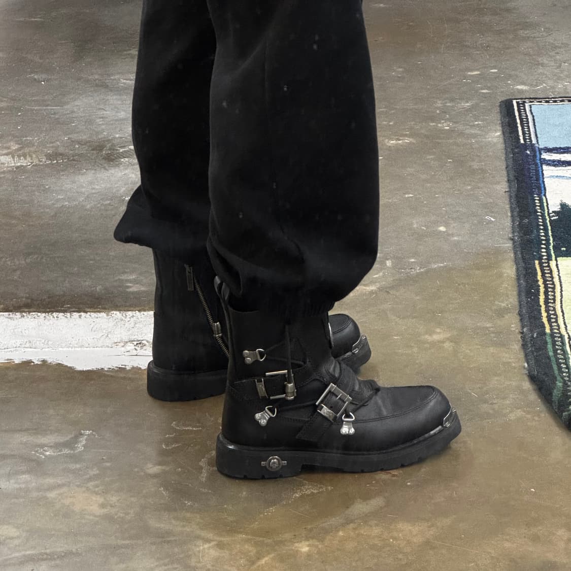 할리데이비슨 버클 스트랩 펑크 부츠 (280) 상품이미지9