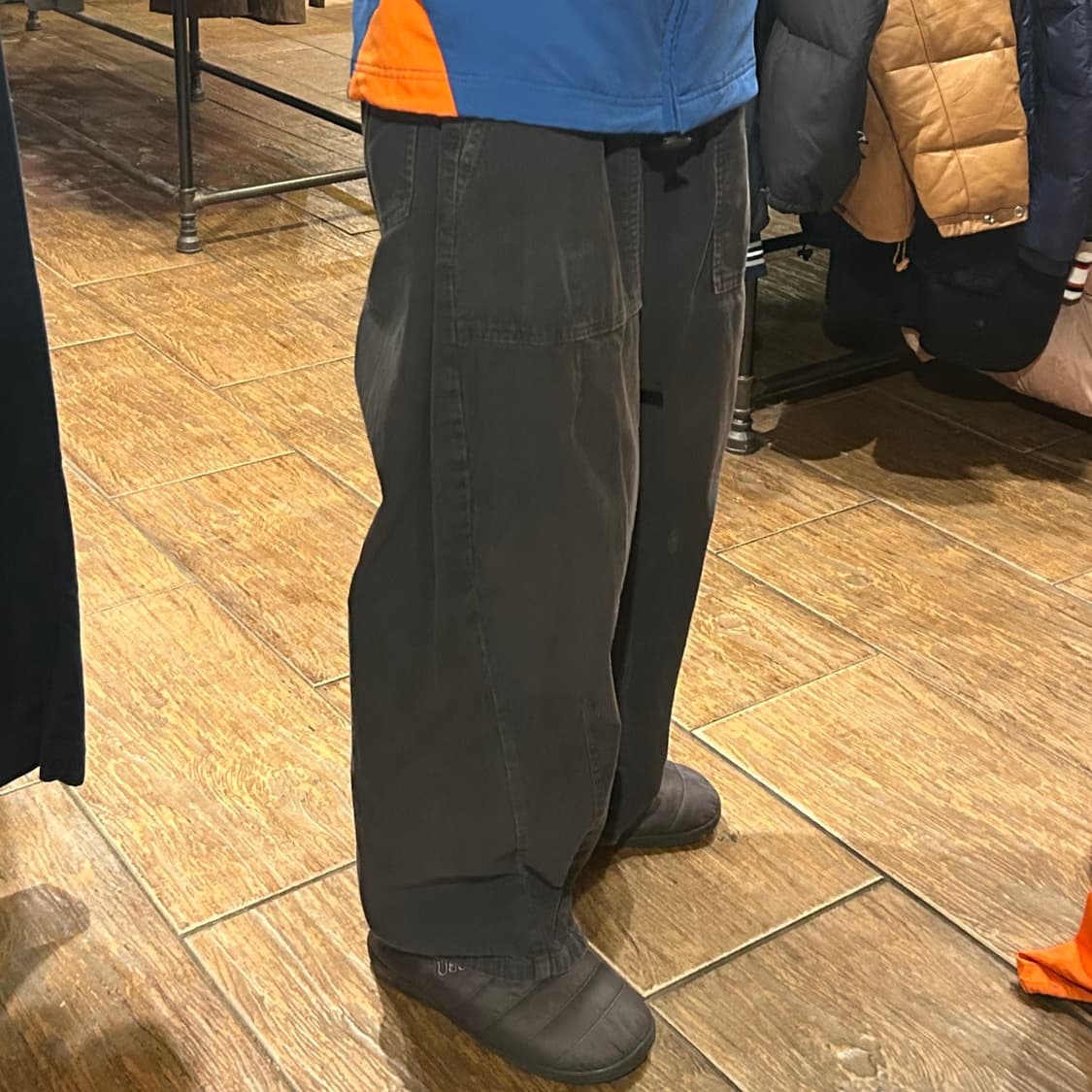 [HI] VTG 스웨이드 팬츠 차콜 상품이미지3