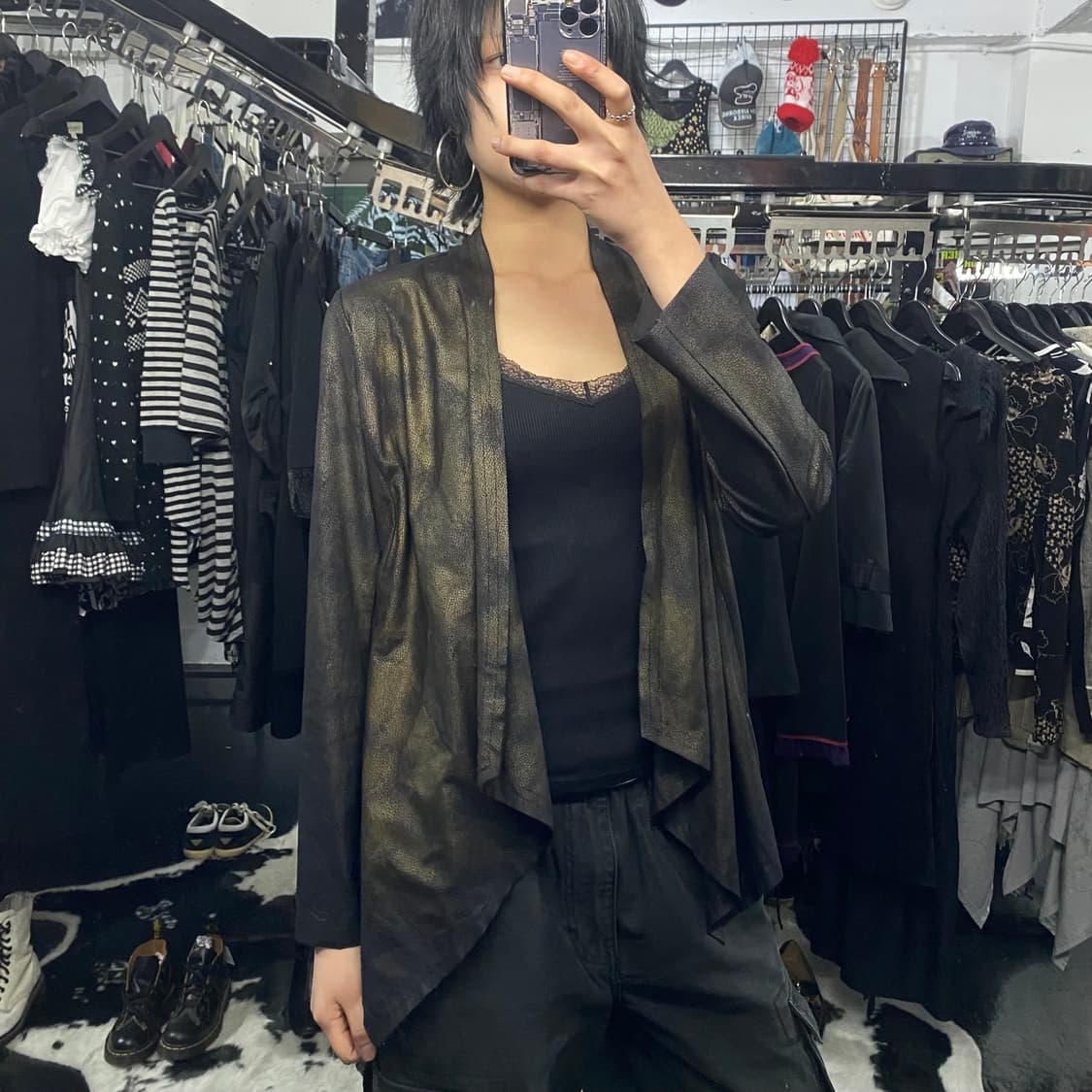 Crowd 드레이프 자켓 상품이미지1