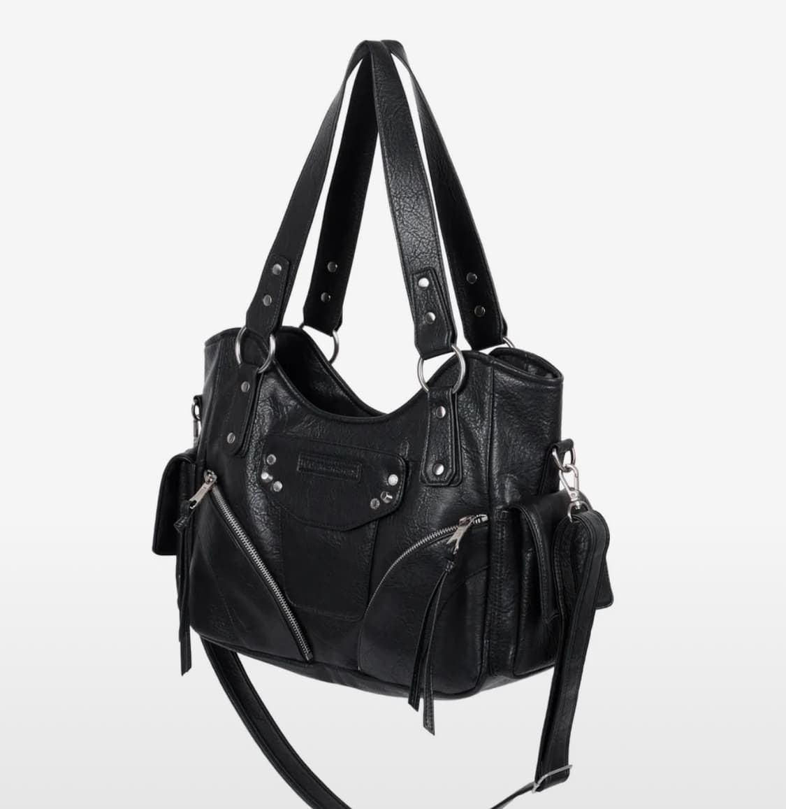 이우가마라카스 레더 숄더백 블랙 상품이미지1