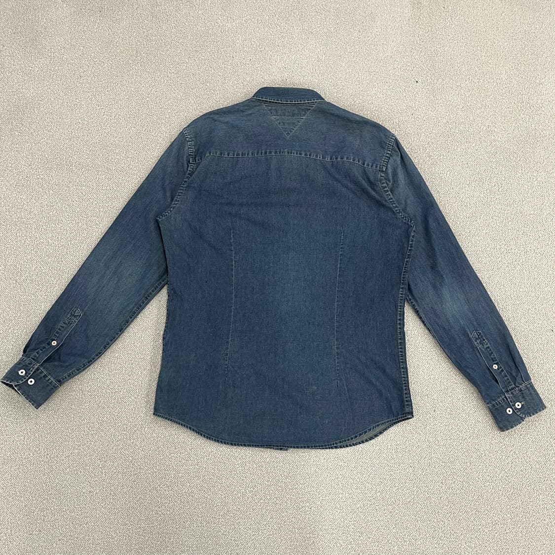 [L] 타미힐피거 슬림핏 데님 남방 셔츠 0108M1 상품이미지5