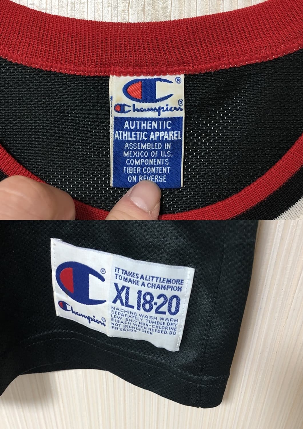 NBA 챔피온 시카고불스 올드 어센틱유니폼/져지 18/20 #23 조던 상품이미지4