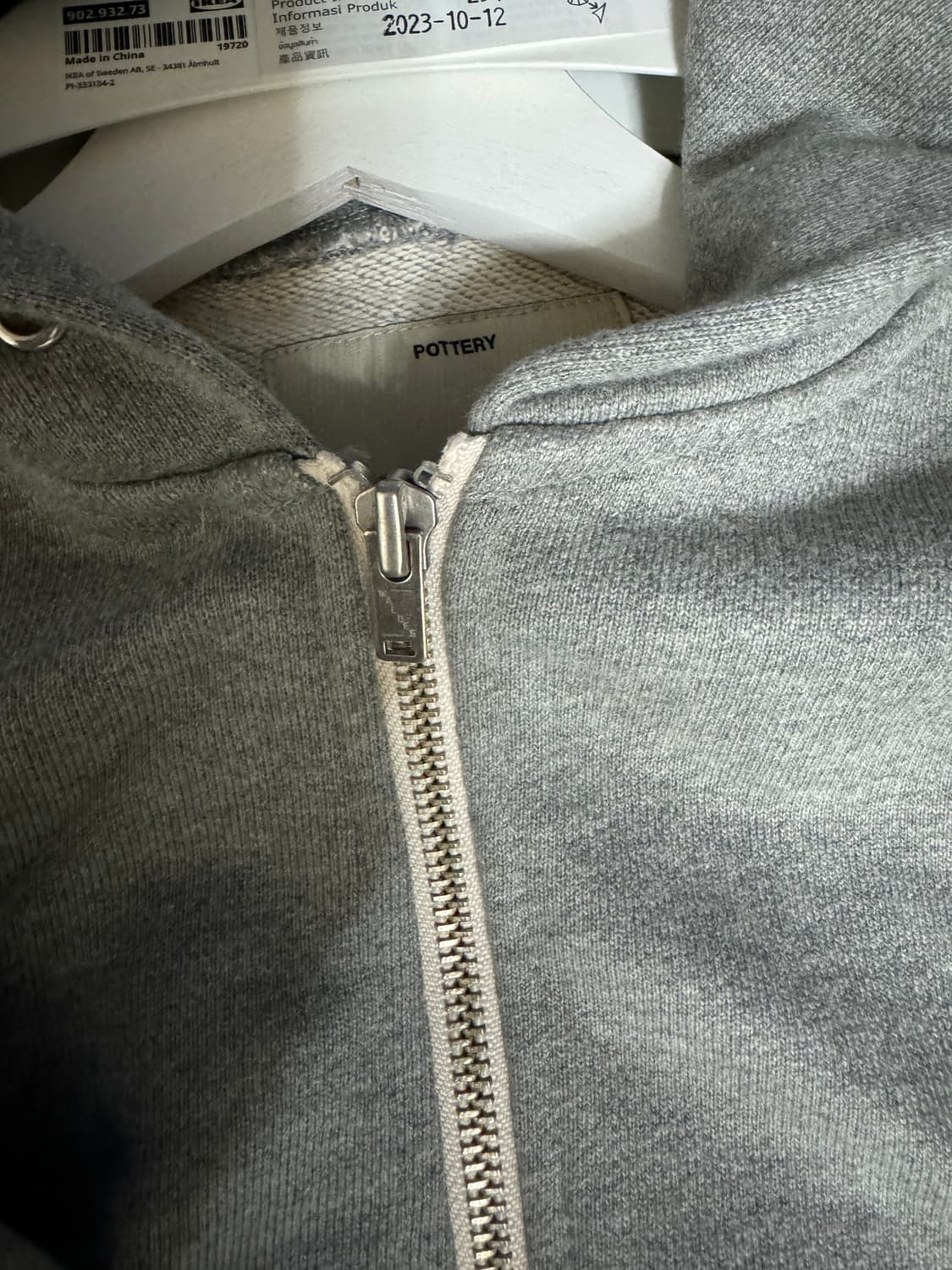  포터리 컴포트 후드집업 스웻 2사이즈  상품이미지3