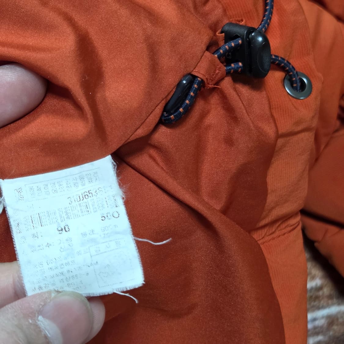 MLB 엠엘비 뉴욕 양키스 덕다운 오렌지 패딩 상품이미지9