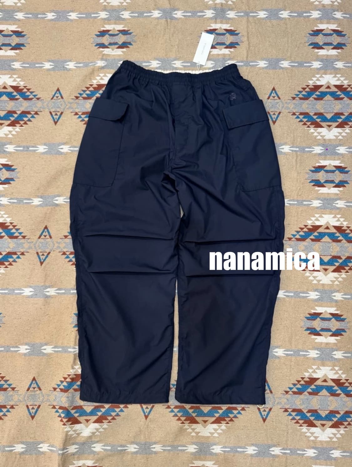 [34] 나나미카 카고 데크 팬츠 네이비 상품이미지1