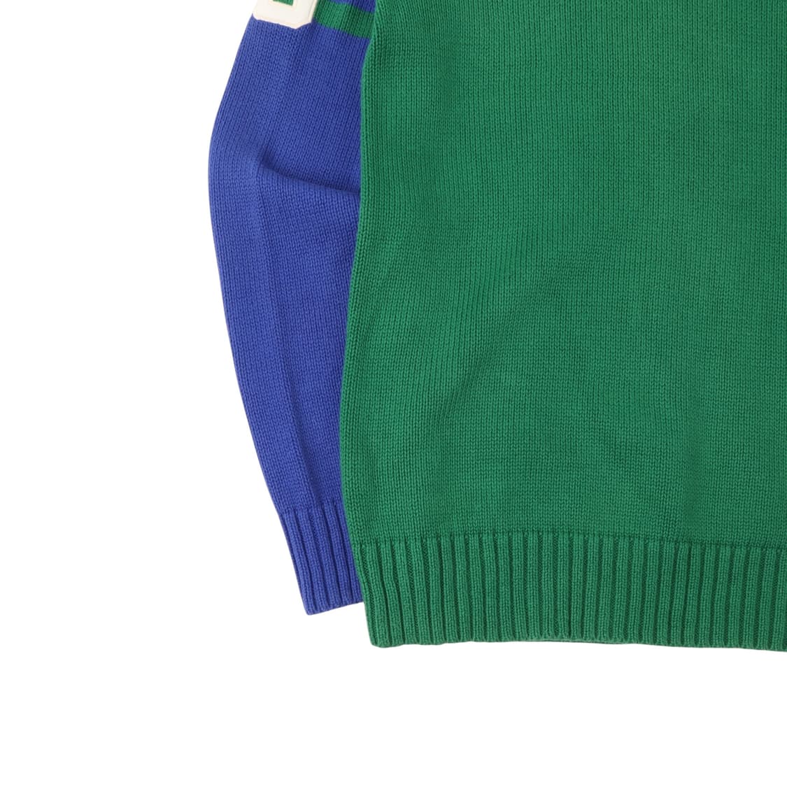 폴로 랄프로렌 빅포니 그린 투톤 하프집 니트 상품이미지4