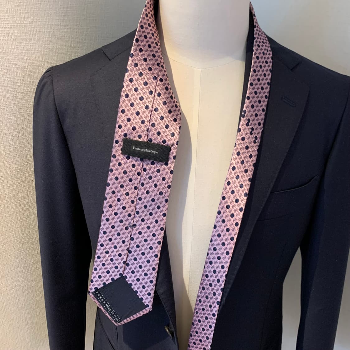 에르메네질도 제냐 이태리 100실크 명품 클래식넥타이 신형라벨 A+ 상품이미지2