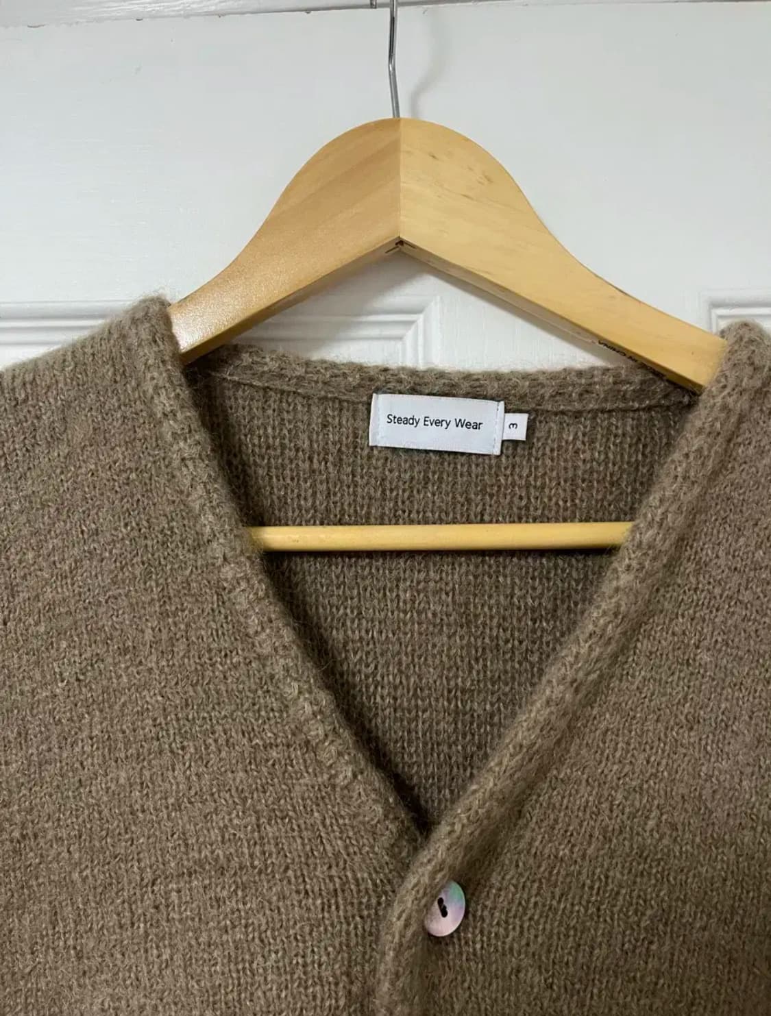 [3] 스테디에브리웨어 SEW / 모헤어 가디건 / 베이지브라운 상품이미지3