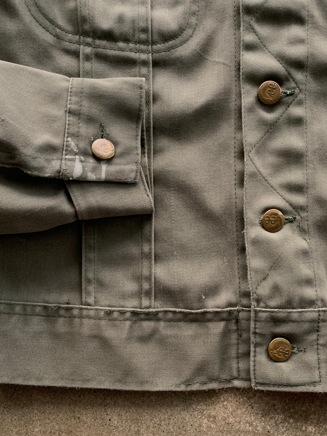 70s Lee Westerner 106-J 코튼 사틴 트러커 자켓 상품이미지5