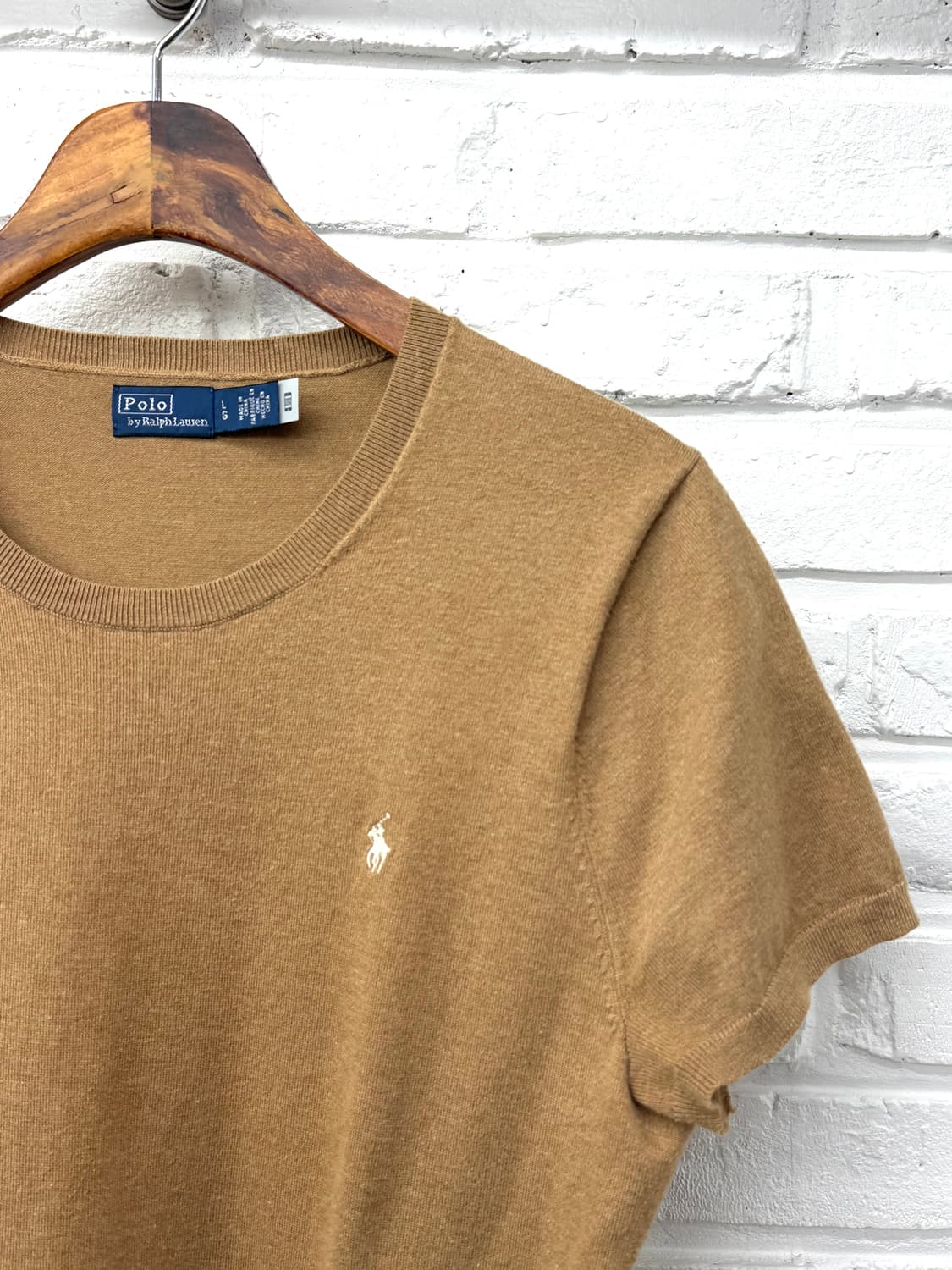 폴로 베이지 반팔니트 상품이미지4